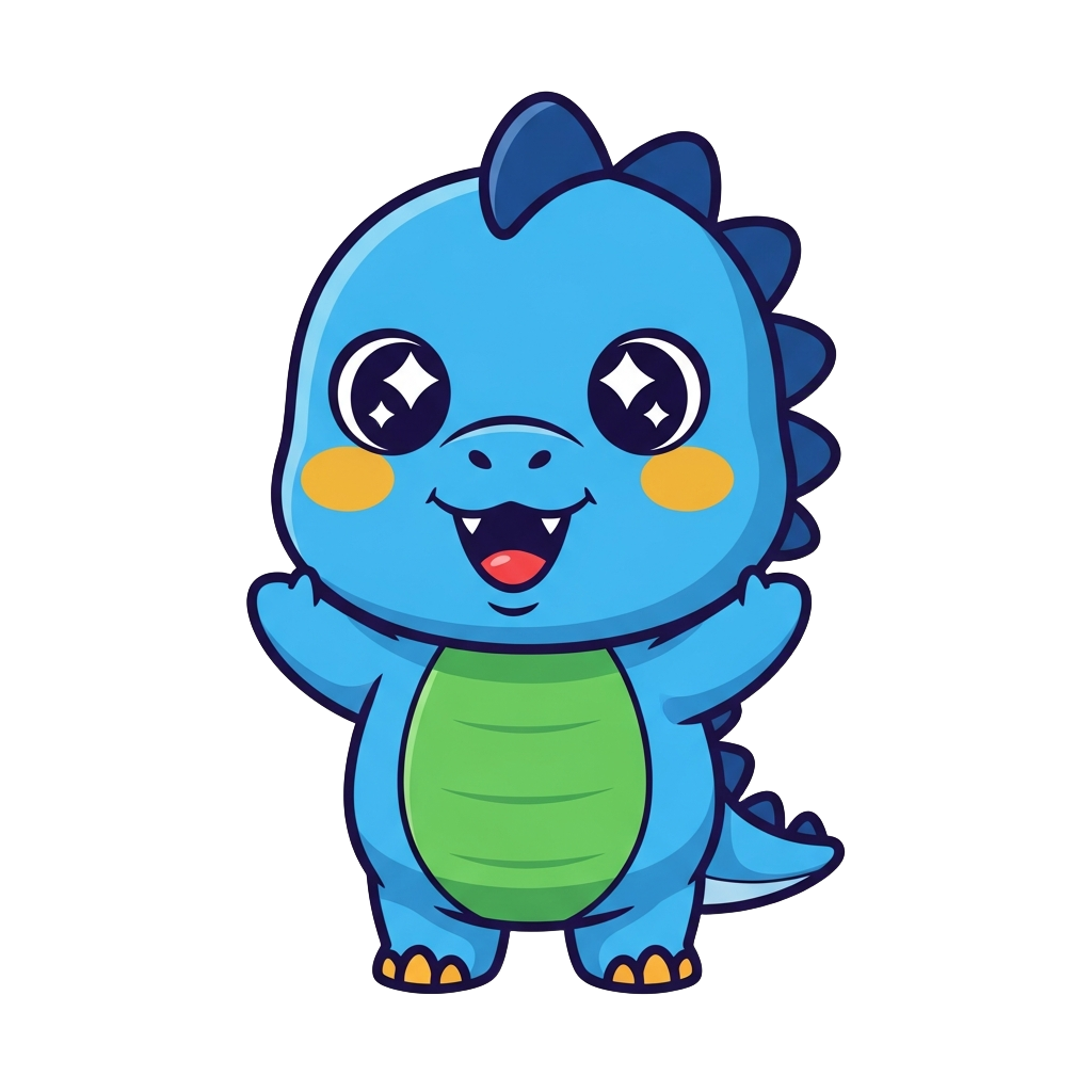 Focus Forward mascot dinosaur